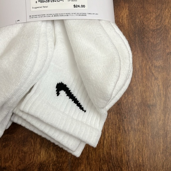 Nike Everyday Ankle Cotton Cushioned Socks 6 Pack - Picture 14 of 17